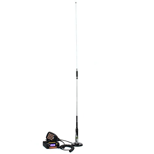 Image of Authentic Genuine Nagoya TB-320A Fold-Over 39-Inch PL-259 Mount Tri-Band 2m /1.25m /70cm (144 /220 /440 MHz) Antenna, Includes NMO to UHF (SO-239) Adapter