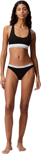 Calvin Klein Sujetador Bralette elástico, Negro (Black), M - imagen 4
