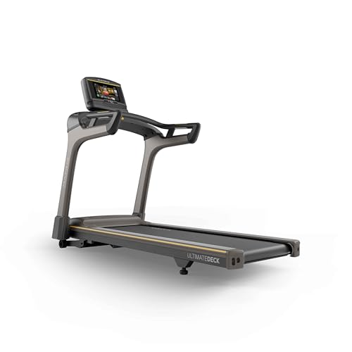 Image of Matrix Fitness T50 Treadmill with XER | 10 inch Touchscreen (WiFi+BT) | Club-Quality Treadmill for Running, 5K & Marathon | Heavy-Duty Frame, Extra-Thick 20 inchx60 inch Deck, Industrial Cushioning