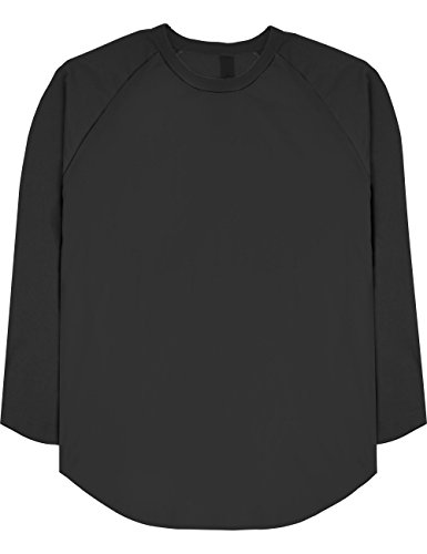 Hat and Beyond Mens Vintage Baseball Raglan 3/4 Sleeve Plain Casual Tee Basic Active T Shirts2