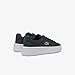 Lacoste Womens Carnaby Platform Sneaker, DK GRN/WHT, 8.5