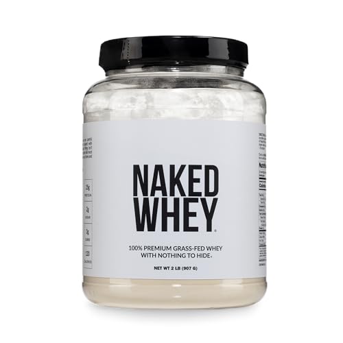 Best Protein Powders for Weight Loss and Muscle Gain For Over 50: 10 Products We Actually Tested 6 NAKED Whey 2LB 100% Grass Fed Whey Protein Powder - Only 1 Ingredient, Unflavored Whey Protein, NSF Certified, Undenatured, Gluten Free, Soy Free, No GMOs, No Preservatives