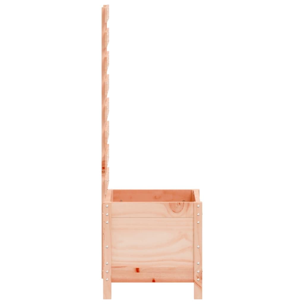 vidaXL Jardinera, Macetero con Estantería, Jardinera de Flores Plantas Trepadoras, Macetero para Patio Balcón Terraza, Madera Maciza de Douglas