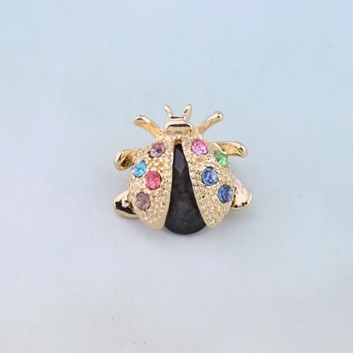 Image of FEELMEM Crystal Rhinestone Butterfly Brooch Pin Blue Color Butterfly Brooches for For Women Wedding /Banquet /Birthday Party