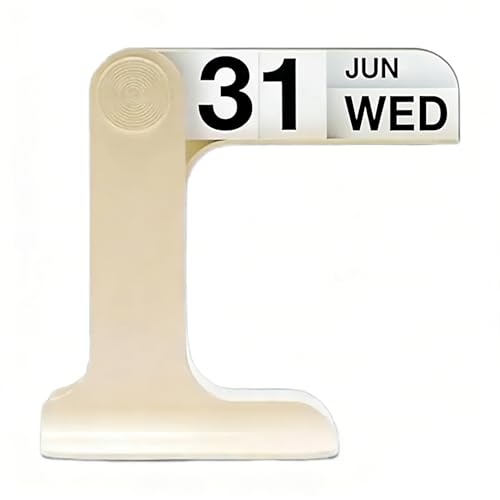 Beleda Calendrier perpétuel à rabat, calendrier de bureau 2024-2025 pour le quotidien, décoration d'intérieur, accessoires de bureau, décoration de...