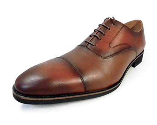 未使用◆BURBERRY　ブラウン ストレートチップキャップトゥ 革靴　内羽 WEB限定/OUTLET】【SL】ストレートチップブルーチャー(外羽根式
