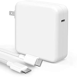 Cargador Mac Book Pro – Cargador USB C de 118 W, cargador rápido compatible con MacBook pro/Air, M1 M2 M3 M4, iPad Pro, Samsung Galaxy y más, incluye cable de carga