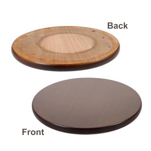 Asiento de repuesto de madera maciza para taburete de cafetería 4