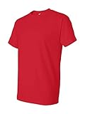 Gildan Mens DryBlend 50 Cotton/50 Poly T-Shirt (Large, Red)