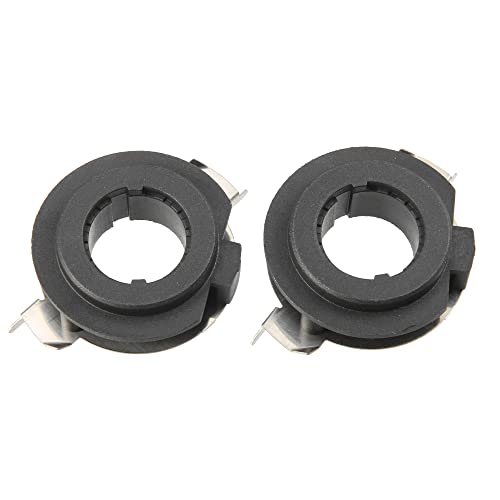 X AUTOHAUX Coche H7 LED Faro Bombilla Adaptador Zócalo Base Soportes (Paquete de 2) Cover