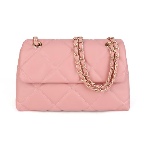 Image of Gladdon Quilted Crossbody Purses for Women Small Ladies Shoulder Bags with Chain Trendy Clutch Purse Cute Designer Bag