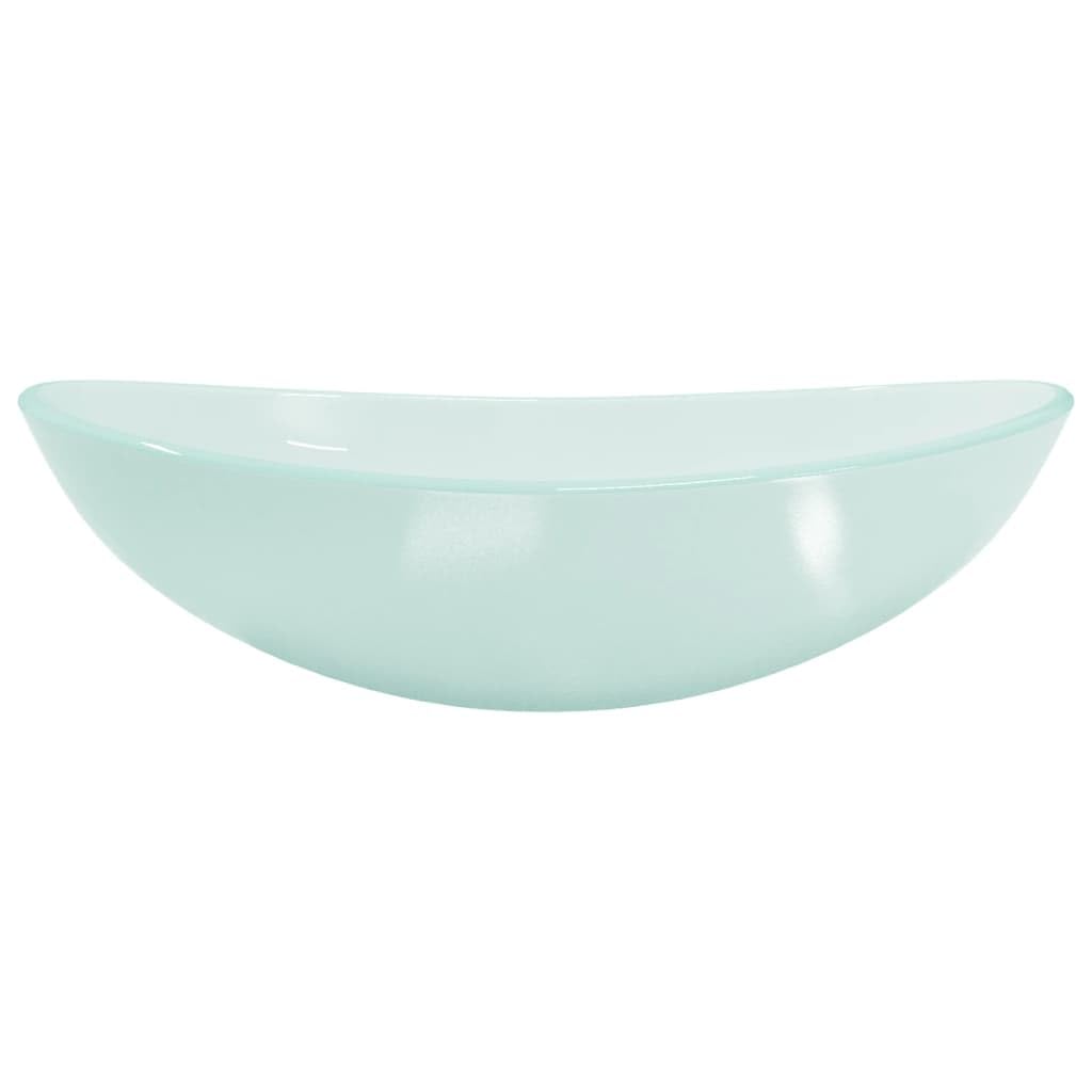Lavabo de cristal templado 54,5 x 35 x 15,5 cm mate