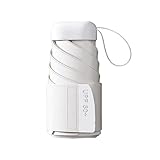 Generisch Mini Regenschirm   UPF 50+ Leicht, Regendicht Und UV Beständig   Klappbarer Sonnenschirm Reisegröße,Für Frauen, Rucksack, Tasche, Geldbörse, Sommer, Taeglichen Pendelverkehr und Schule