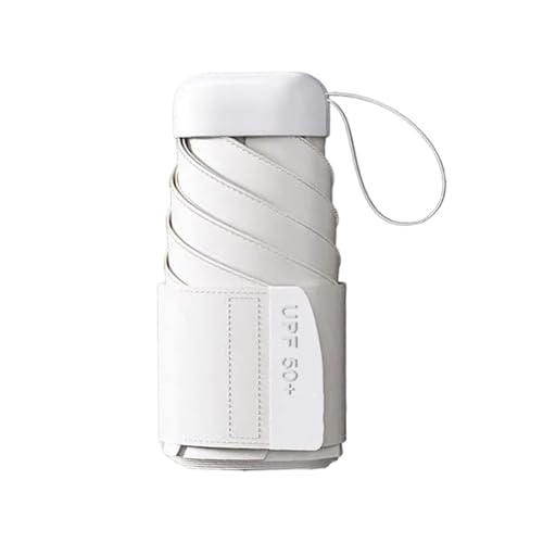 Gacqpli Paraguas Compacto de Viaje | Plegable Protección contra Rayos UV UPF 50+ | Mini Paraguas De Bolsillo Para El Viaje   para Bolsillo Monedero Mochila Verano Playa Al Aire Libre Colegio Compras