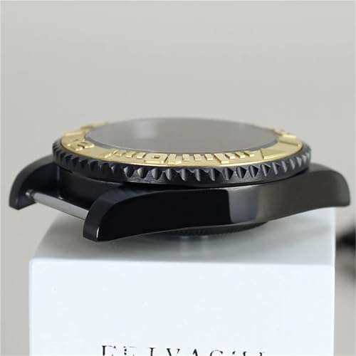 Boîtier de Montre Étanche 200m Style Design Noir Haute Performance Saphir