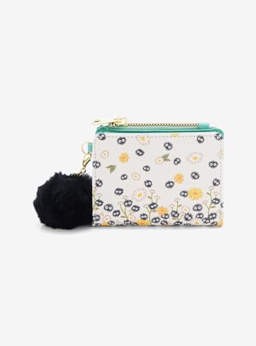 Image of Hot Topic Her Universe Studio Ghibli My Neighbor Totoro Soot Sprites Flower Mini Wallet MULTI