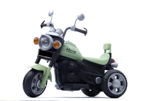 Image of Happy Goods 3 Wheel Rechargeable Battery Operated Ride On Bike for Kids, 1 to 5 Years Bike Battery Operated Ride On - Color as per Stock (Green)