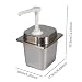 Imagen de ＡＷＨＡＯ Dispensador de Salsas Manual para Cocina Estación de Condimentos con Bomba Reutilizable y Botella para Café Reuniones Familiares