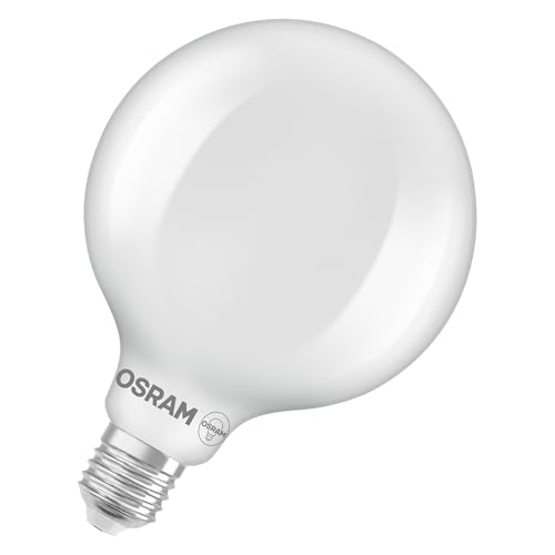 Osram Lampe LED Star Globe G125 60 Filament, 2700 K blanc chaud, 5,9 W, E27, dépolie, 806 lm, 15 000 h, pour luminaires suspendus, grande forme sphérique,...