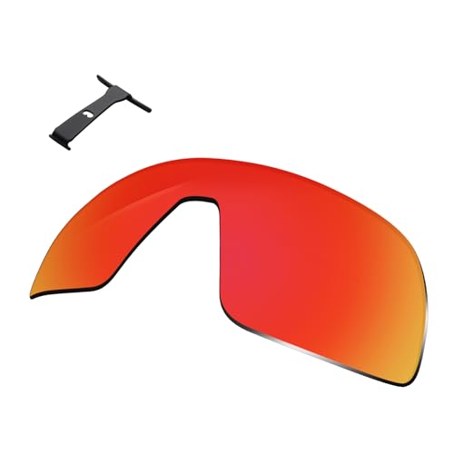 Image of 100% Precise-Fit Replacement Sunglass Lenses & Black Wicket for Oakley Sutro OO9406