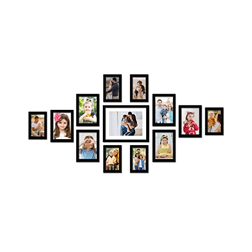 Image of Amazon Brand - Solimo Photo Frame Set (Black SPF-1443)