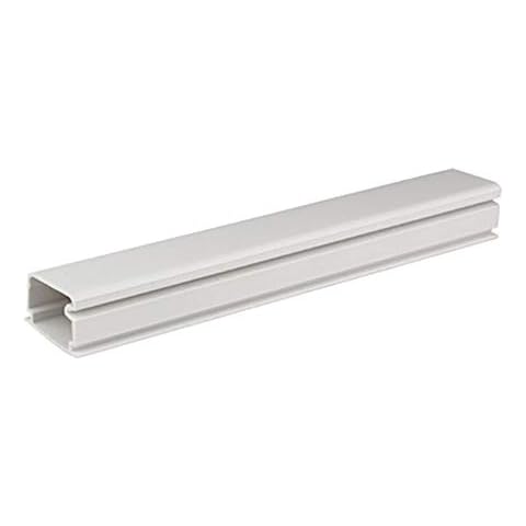 Construct Pro 5 Pack of Raceway 4ft Section x 1.38in (White) Cover