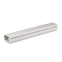 Construct Pro 5 pack of Raceway 4ft Section x 1.38in White