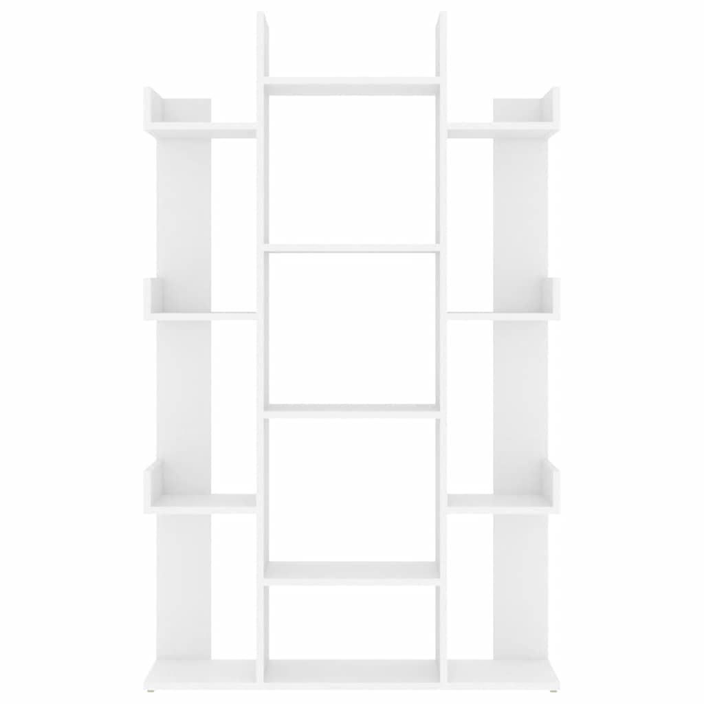 vidaXL Bibliothèque Blanc 86x25,5x140 cm Bois d’ingénierie