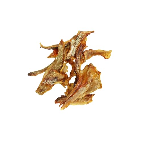 Lenda Bocados de Merluza - Snacks Naturales para Perro - Chuches para Perro de Merluza Ideal como Premio para Cachorros y Adultos - Hecho en España - Apto Dieta Barf (60g)