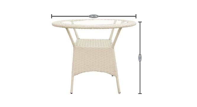 Image of India Beautiful Outdoor Garden Furniture Set for Coffee Table, Balcony Furniture, Office Furniture Patio Seating Set Standard, (4 Chair 1 Table) (Off White)