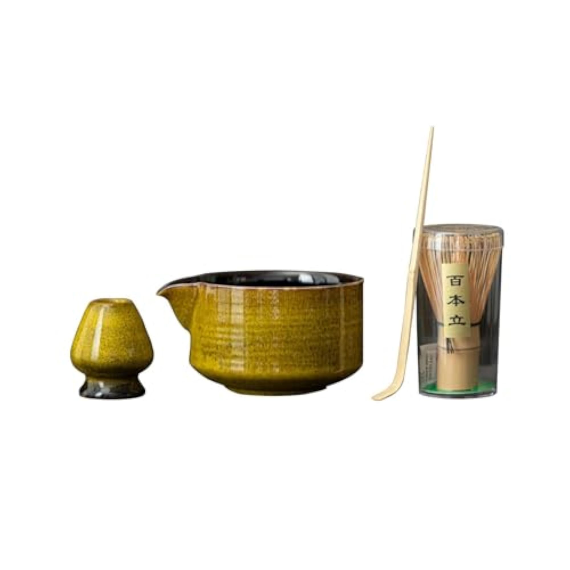 Japanese Matcha Tea Set with Ceremonial Bowl