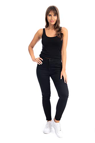 UC Womens Ex High Street Brand Super Skinny High Waisted Jeans Ladies Stretch Ankle Grazer Pants - Image 5