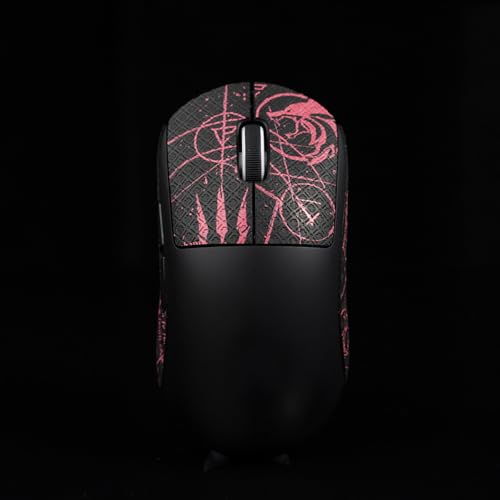 Image of Mouse Grip Tape for Logitech G Pro X Superlight 2 Non Slip Suck Sweat Rose Red 0.4mm