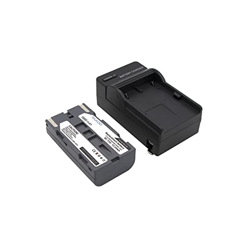 TAKOCI Replacement SB-L160 Battery (1-Pack) and AC Wall Charger for Samsung SB-L110A, SB-L160, SB-L320, SCL810, SCL860, SCL870, SCL901, SCL903, SCL906, SCL907, 7.4V, 1850mAh, 13.69Wh