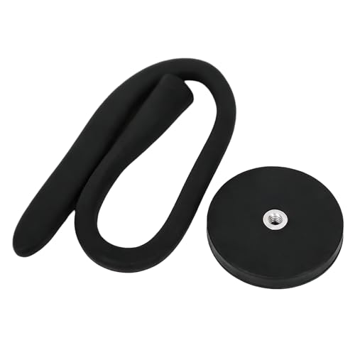 Houlishu Magnetic Washer Door Stopper & Holder Strong Flexible Prop to Keep Front Load Washer/Dryer Door Open Fits LG Samsung Laundry Accessories (Black)