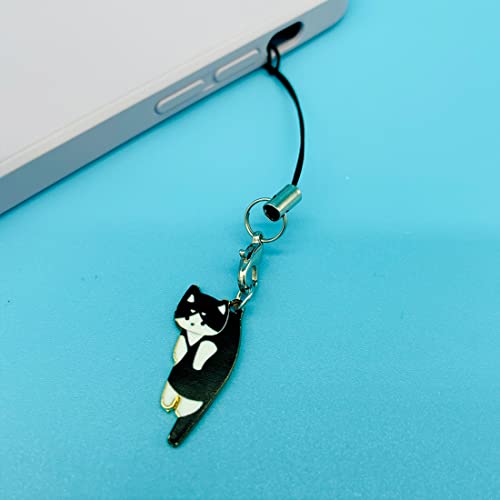 Sopopal Phone Charms Aesthetic Cell Phone Lanyard String With Handmade Cute Hanging Cat Pendants Cat Gifts For Cat Lovers #TOP4