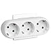 Ainiv Doppelstecker für Steckdose, 250V/16A, Steckdosen-Adapter mit Kindersicherung, Konverter Buchse EU Stecker, 3 in 1 Steckdosenadapter für Küche Büro, zu Hause, Weiß Buch mit günstig Kaufen-Ainiv Doppelstecker für Steckdose, 250V/16A, Steckdosen-Adapter mit Kindersicherung, Konverter Buchse EU Stecker, 3 in 1 Steckdosenadapter für Küche Büro, zu Hause, Weiß