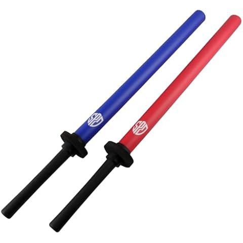 Superdo Foam Practice Swords Detachable Handle Training Stick (Double Pack) Cover