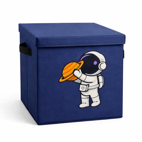 Image of Sopent Fabric Storage Box and Organiser with Lid