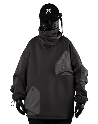 Niepce Inc Streetwear High Neck Men's Hoodie