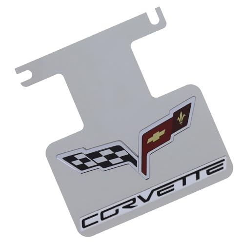 Placa de refuerzo para escape de Corvette C6: Solución visual con logotipo OEM 2
