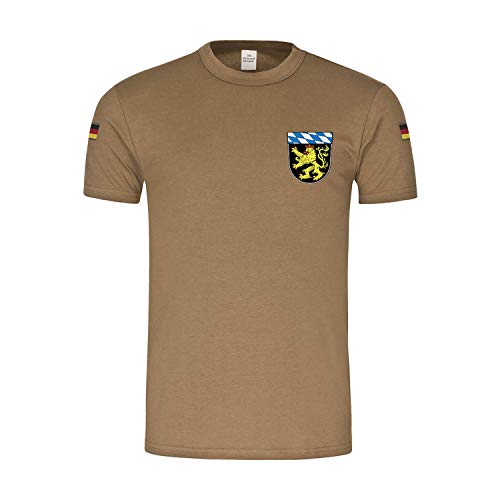 Tshirt de l'armée RSU Kp Oberbayern avec écusson brodé vert de qualité durable 3XL