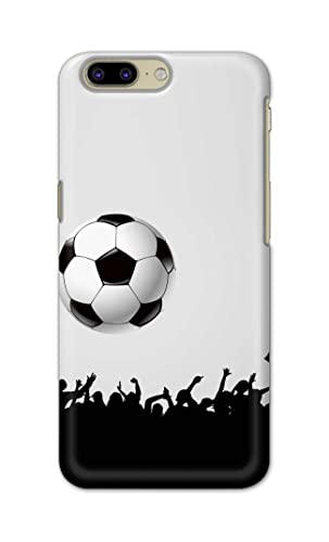 Image of Printed Hard Back Cover Case for OnePlus 5 Back Cover (Football Icon) -1302