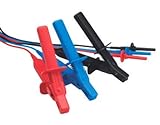 Megger 1005-262 - 3m Leadset (x 3, Red, Blue, Black), Medium Insulated Clips