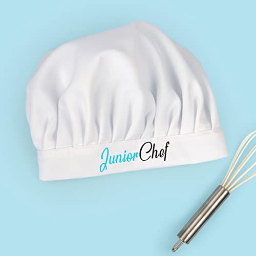 Image of Baby Boys White Polycotton Chef Apron with Cap Costume for Photoshoot, Fun, Activity, etc.