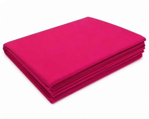 Image of Unstitched Cotton Astar /Lining /Cloth /Kapda Running into Meters for Suit,Sherwani,Kurti,Blouse /Choli,lehanga & Dress Materials(Available in 2,4,6 Meters Variation) (Rani Pink, 6 Meter)