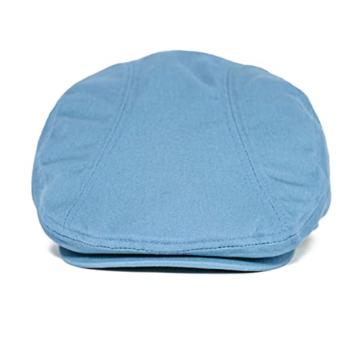 Image of BOTVELA Men Cotton Twill Newsboy Flat Ivy Driving Hat Fitted Cap