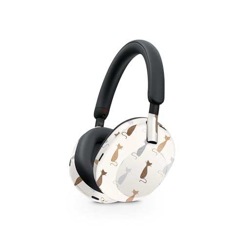 Image of MightySkins Glossy Glitter Skin Compatible with Sony WH-1000XM5 Headphones - Cat Lady | Protective, Durable High-Gloss Glitter Finish | Easy to Apply, Remove, and Change Styles