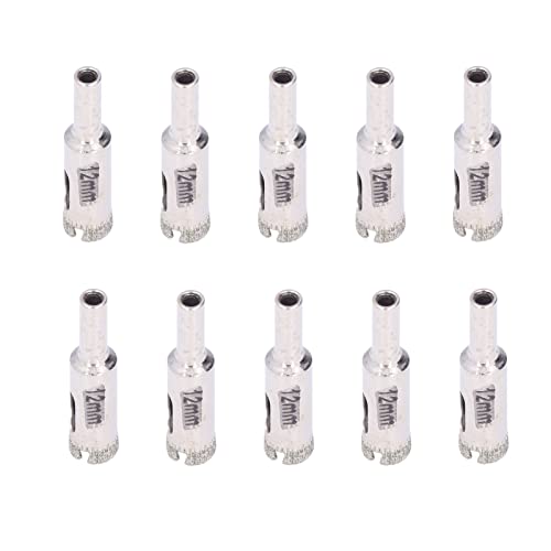 Set de sierra de corona para vidrio 10 piezas miniatura 6