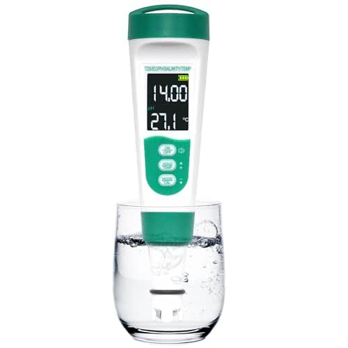 OBEST Medidor de pH Digital 5 en 1,EC TDS TEMP